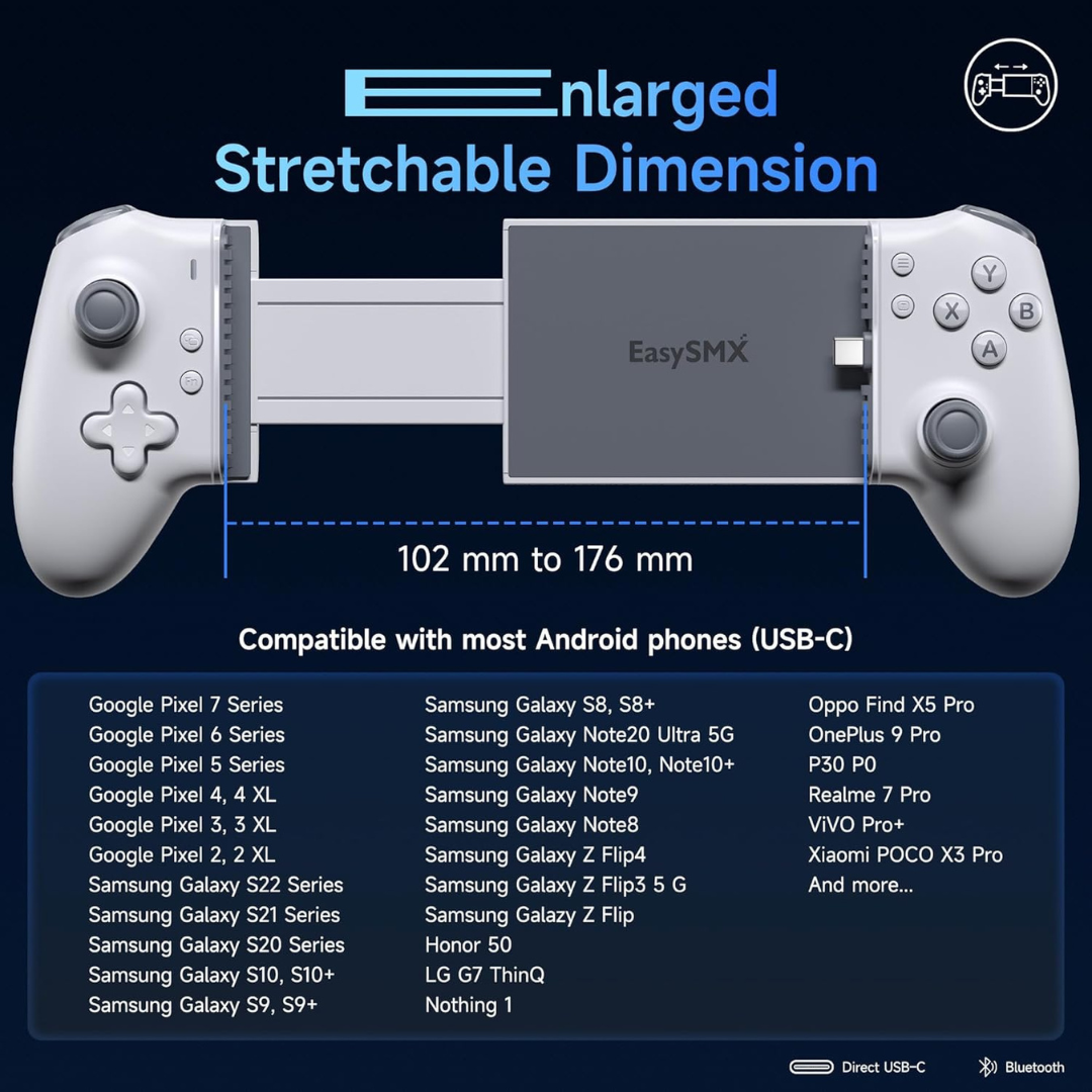 Pro Mobile Gaming Controller for iOS & Android