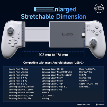 Pro Mobile Gaming Controller for iOS & Android